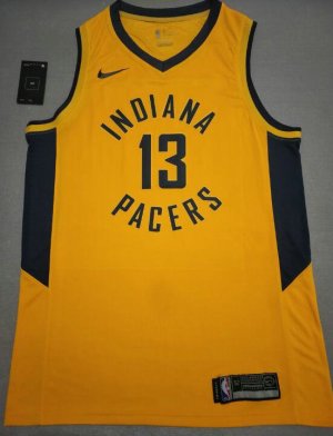 Maillot de Basket #13 George Indiana Pacers Jaune